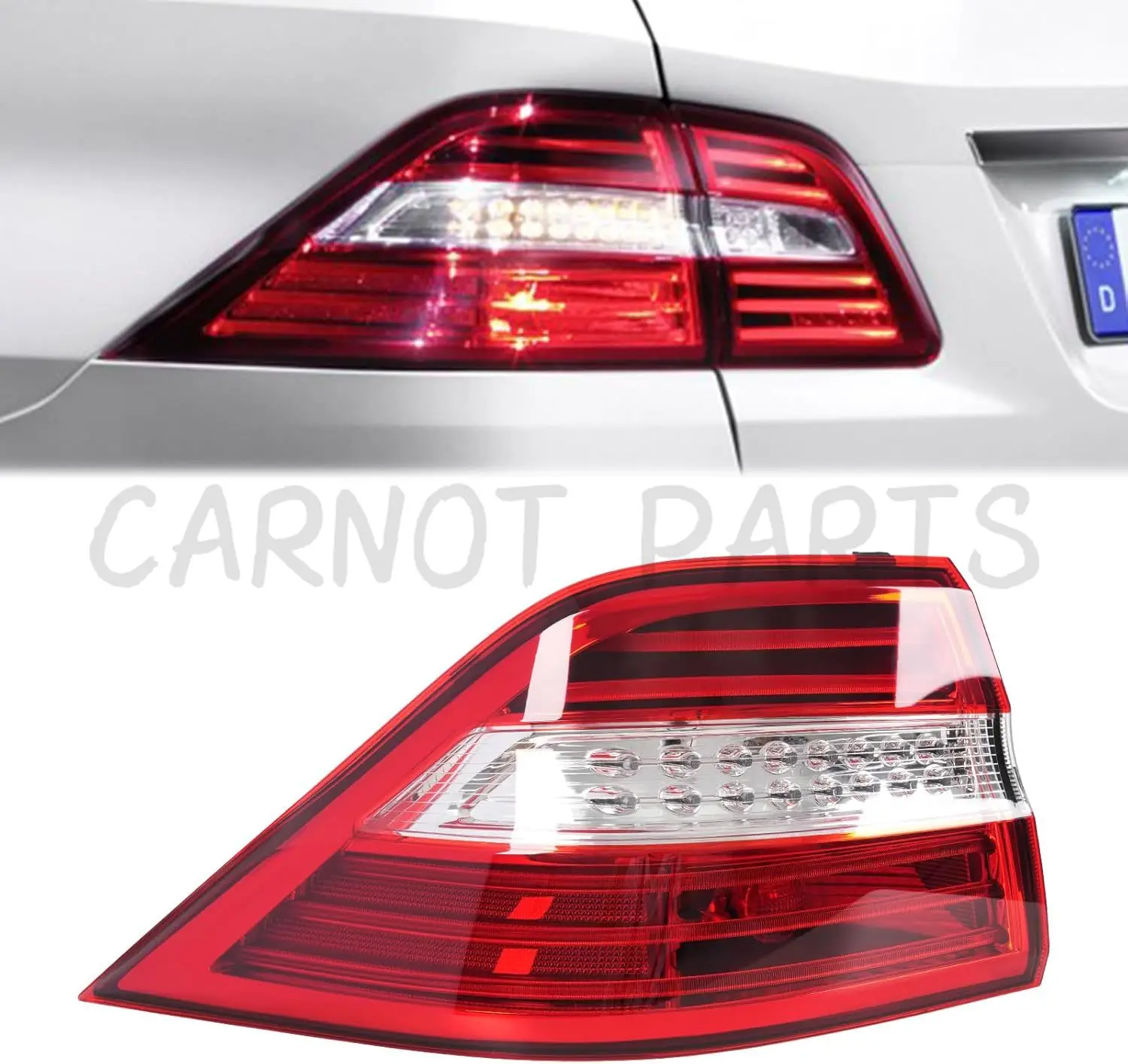 LED Tail Light For 2012-2015 Mercedes Benz W166 ML350 ML550 Outer Side