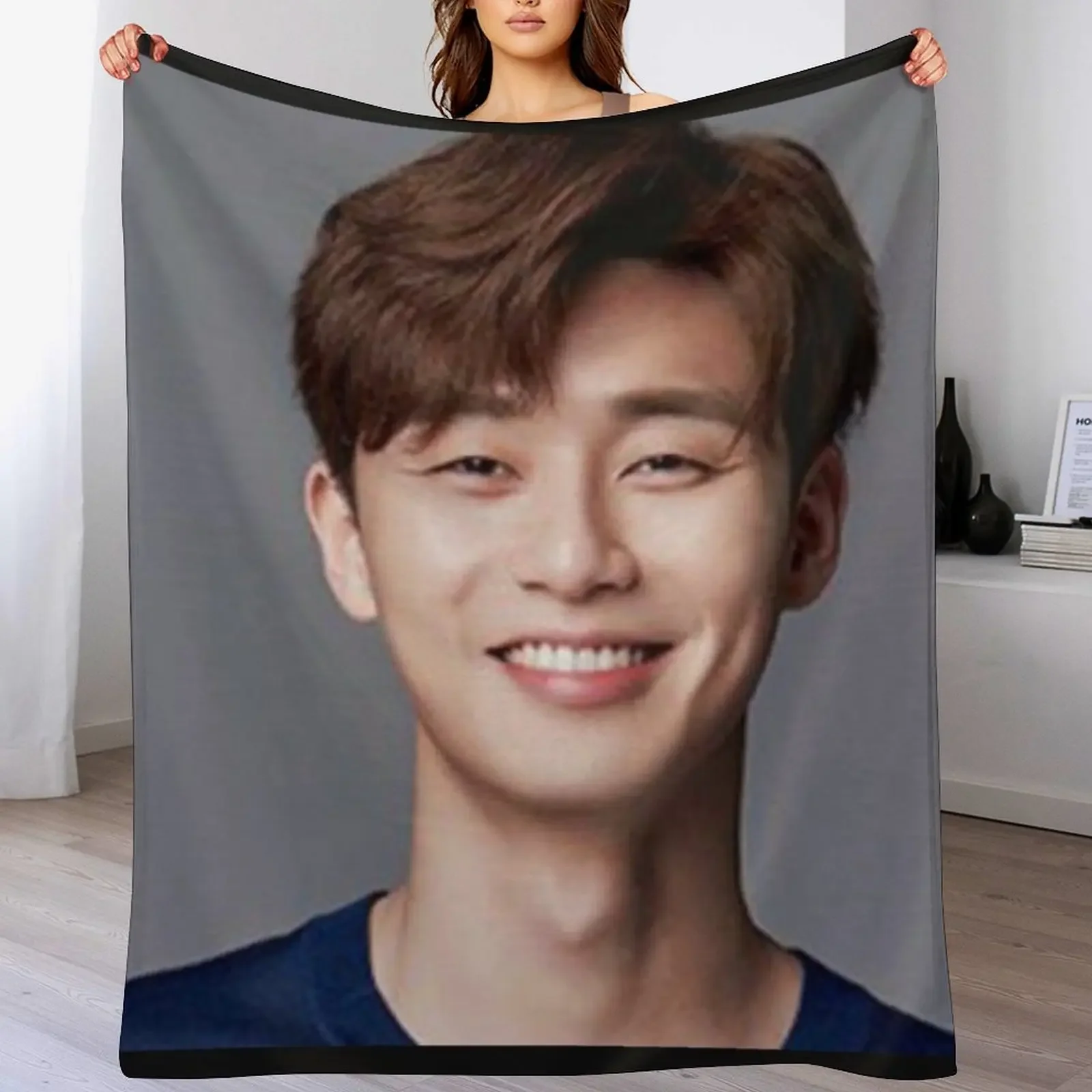 Park Seo Joon Throw Blanket Stuffeds For Baby Soft Big Blankets