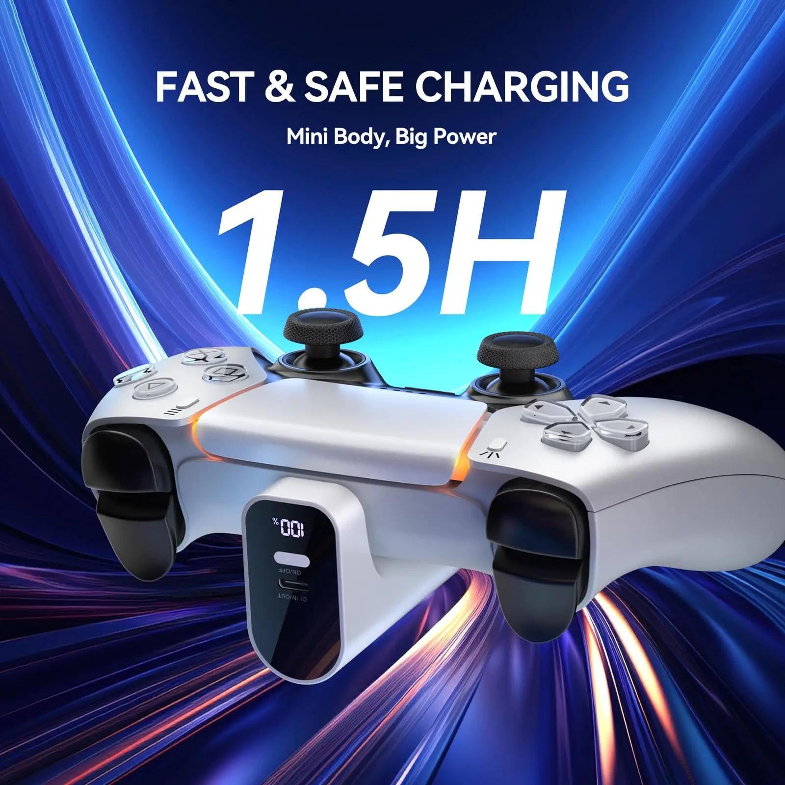 Thumbnail 2 - #64 Latest PS5 Controller Chargers Offers