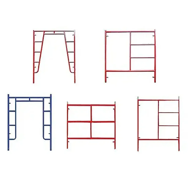 Portable Galvanized Steel Frame Scaffolding System Mobile Folding Construction Scaffold