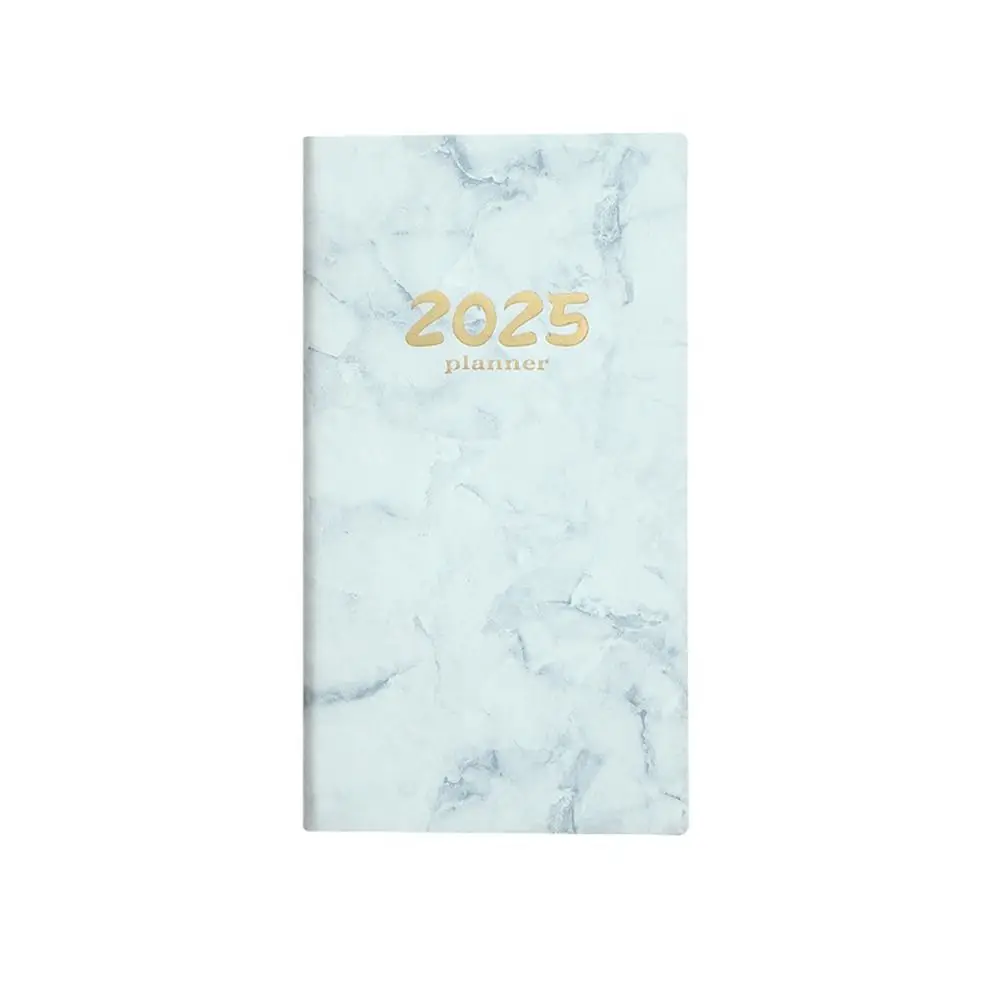 

Acid-Free Paper Thick Paper 2025 Daily Planner Soft Cover Water-proof Personal Journal Calendar Bookmark Lined Notebook Work