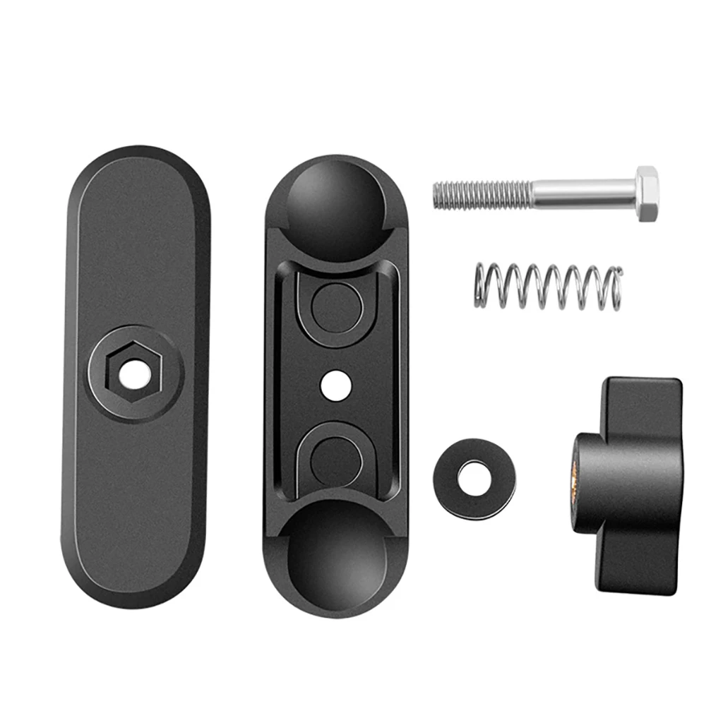 Klem Dudukan Kepala Bola 1 Inci Lengan Soket Ganda Aluminium untuk Dudukan RAM untuk Kamera GoPro Insta360 Dudukan Ponsel Sepeda Motor