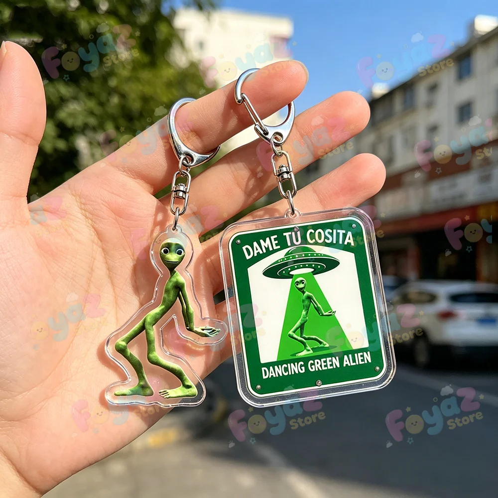 Funny Dame Tu Cosita Keychains for Accessories Bag Charm Cute Alien Keyrings Jewelry Fans Birthday Gifts