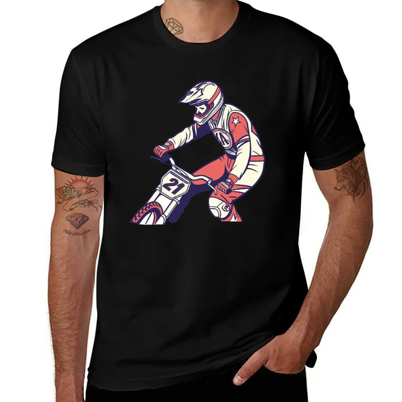 

ken roczen T-Shirt graphics tops oversized vintage t shirt men