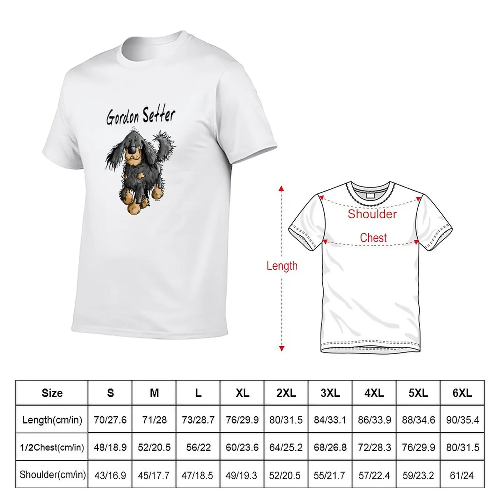 Happy Gordon Setter - Dog - Dogs - Comic Gift Cartoon T-Shirt new edition boys animal print summer top men t shirts