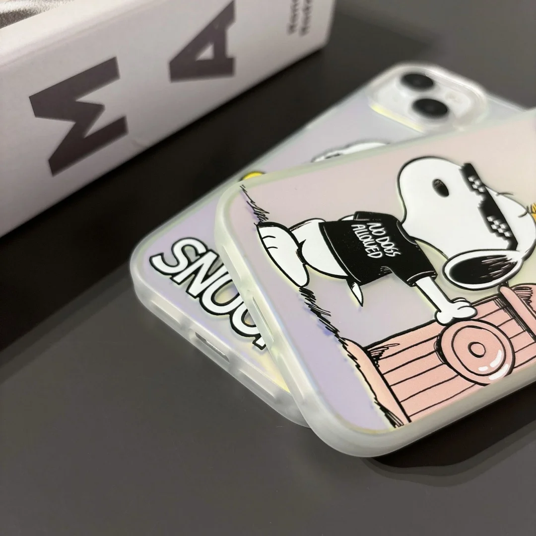 مضحك سنوبي Chok Play كول جراب هاتف آيفون 16 15 14 برو زائد 13 12 11 برو ماكس النظارات الشمسية سنوبي الليزر غطاء مقاوم للصدمات