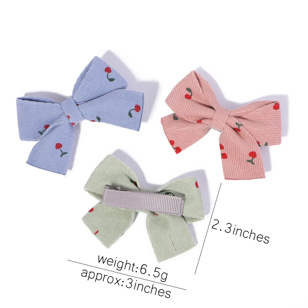 5Pcs/Set Hairpins for Kids Cute Plaid Print Star  Sweet Headband Hair Clips Children Girls Barrettes Fashion Bow Accessories