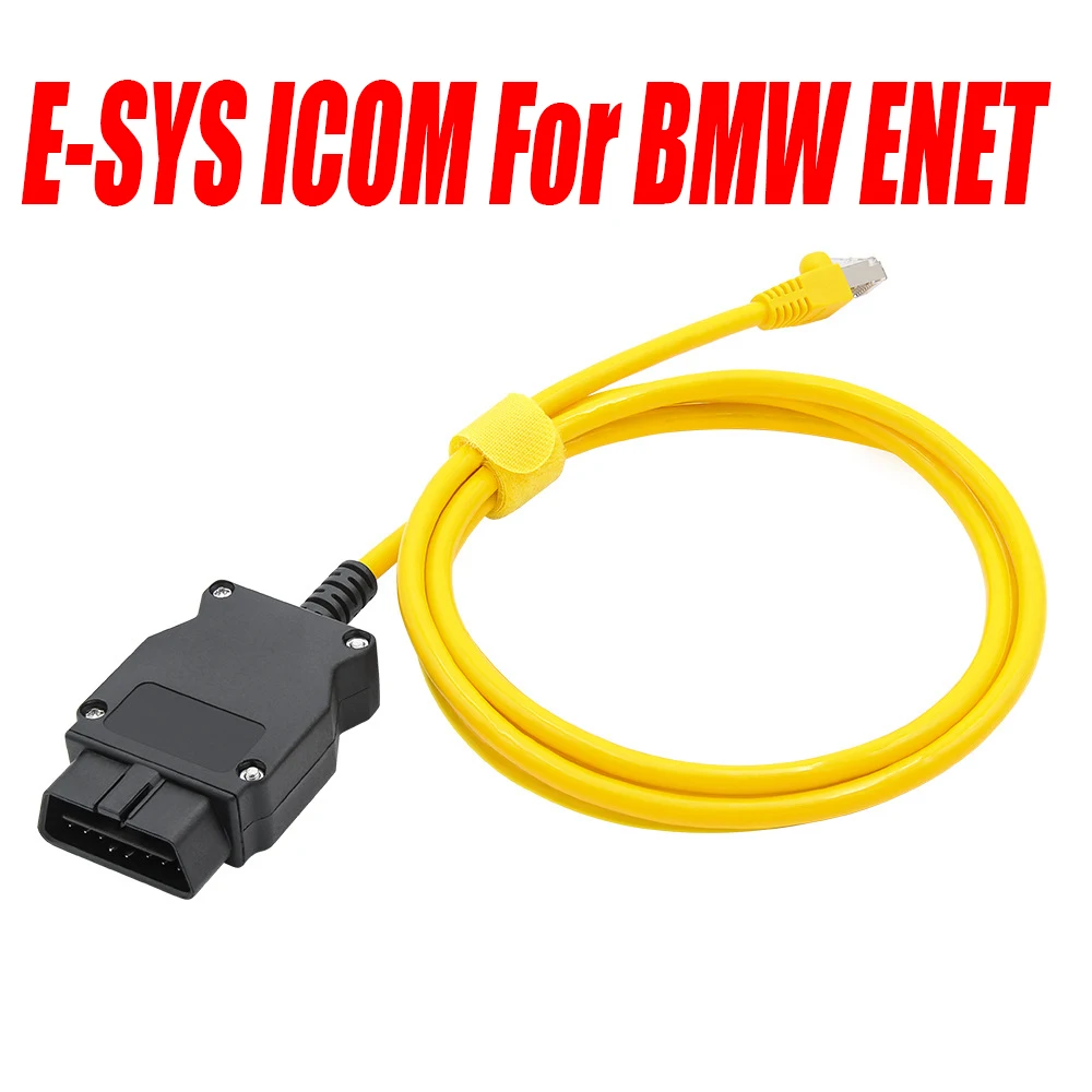 For BMW F-serie ESYS ENET Ethernet to OBD Interface ENET ECU Coding OBD2 V50.3 Network Port Testing Car Diagnostic Cable