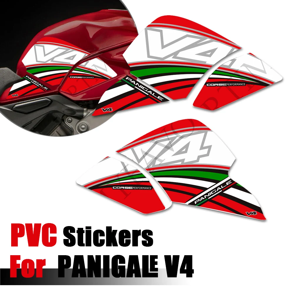 

For Ducati PANIGALE V4 S R V4R SP 1100 Motorcycle Stickers Decals Tank Pad Grips Knee Kit Gas Fuel Oil Protector