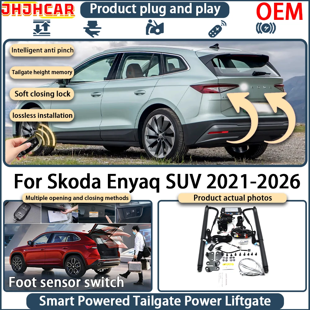 OEM Smart Electric Powered Tailgate For Skoda Enyaq SUV 2021-2026 Power Liftgate System Key Remote Control Trunk Lift Kit