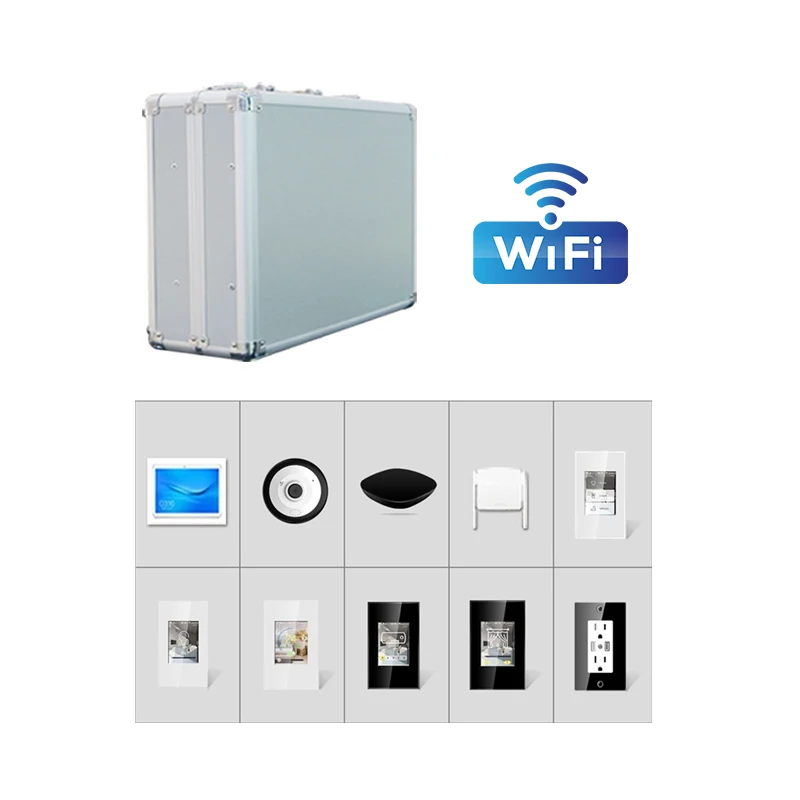 Lanbon Automation Standar EU US WIFI Tuya 1 2 3 Gang Smart Dimmer Light Switch Socket Homekit Demo Kit Box Smart Home Switch