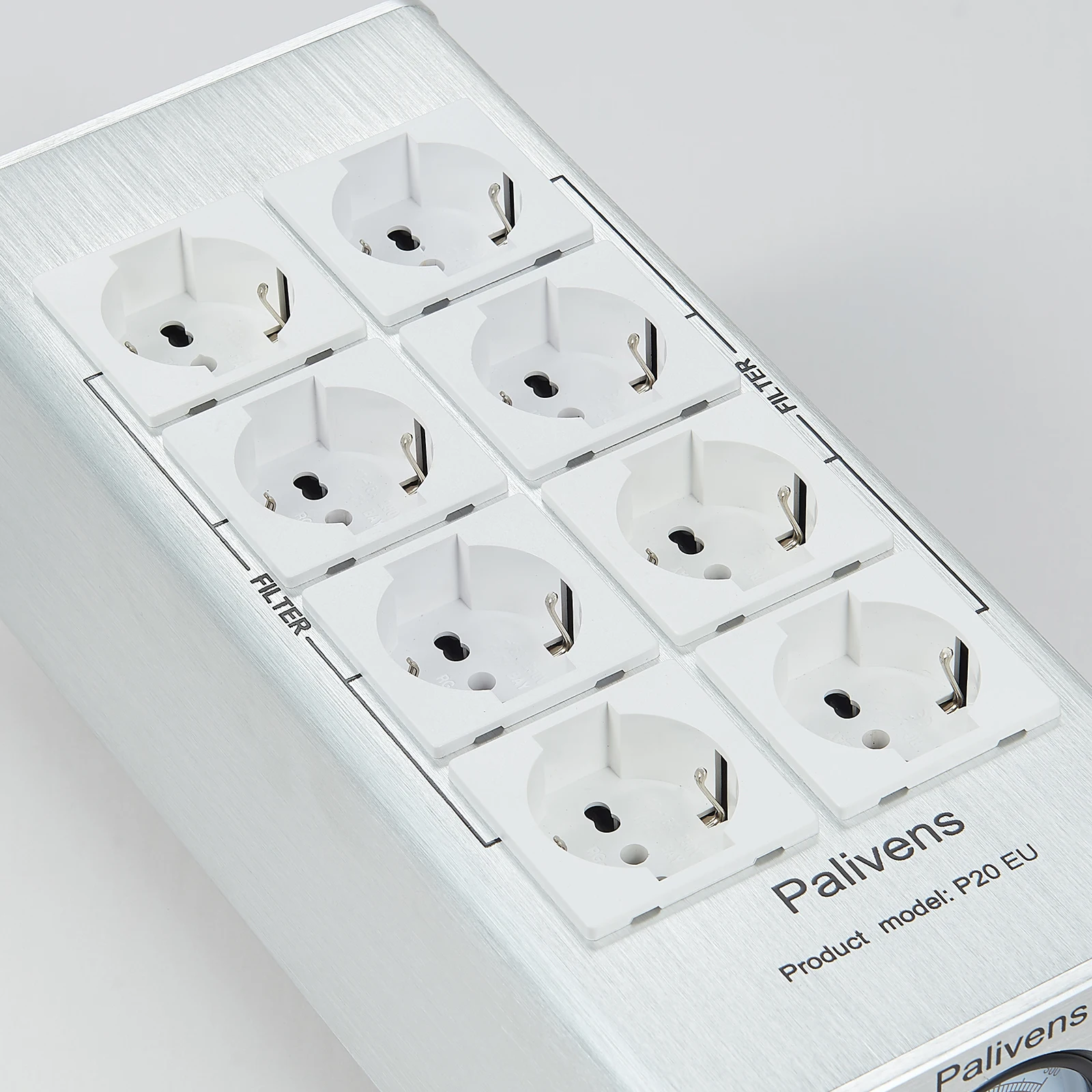 Pailvens Power Filter Power Strip Hi-fi 8 Comes Anti-interference Filter socket with pointer reading, surge protection, P20