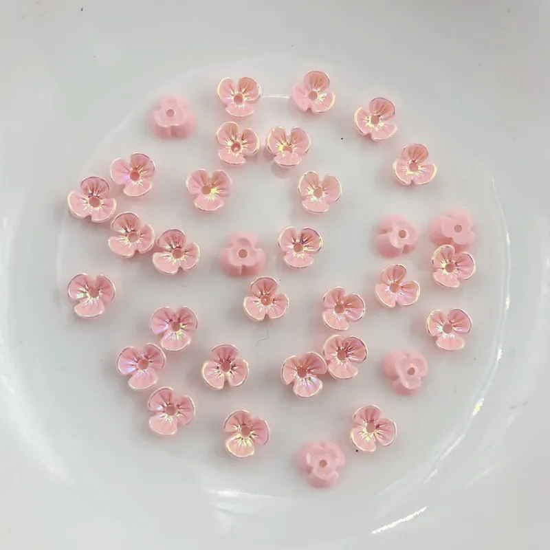 30PCS  fashion Style Nail Art 3D Rose Petal Resin Glazed Flowers Nail Art Accessories Rhinestone Decorations Manicure DIY Tips