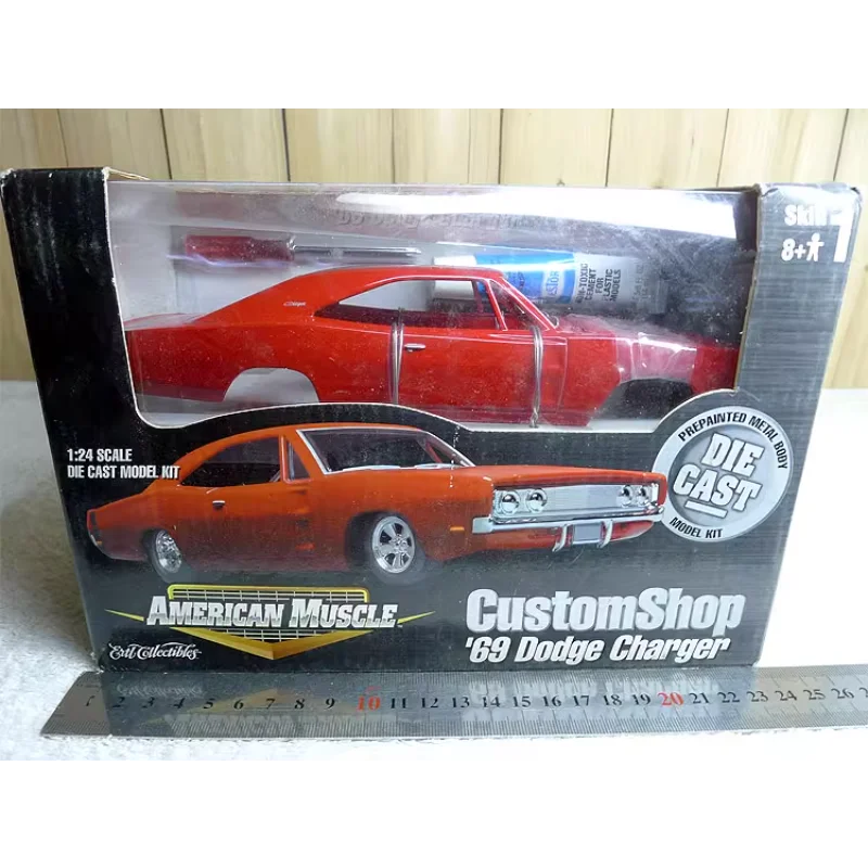 

Diecast ERTL 1:24 Scale Doodge Charger Dazaki American Muscle Rally Alloy Assembly Car Model Collectible Toy Gift Souvenir