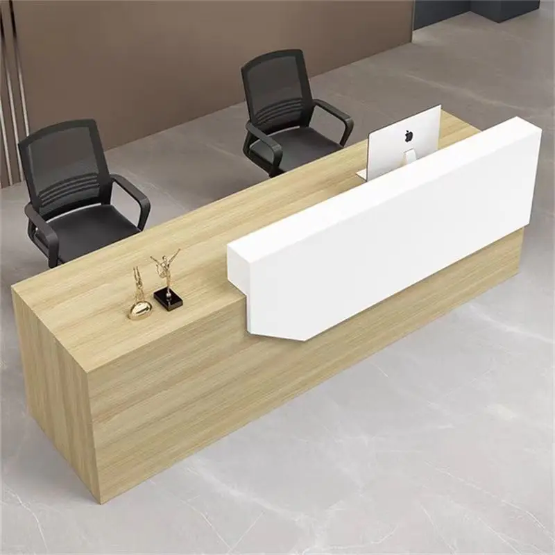 #Modern Design Company Hotel Beauty Salon Gym School Shopping Mall Wooden Commercial Place Service Reception