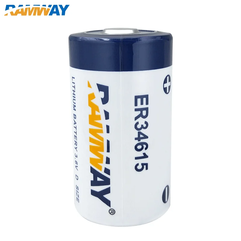 ER34615 D size 19Ah 3.6V primary lithium battery for water meters, gas meters, flow meters, GPS locators, IoT devices