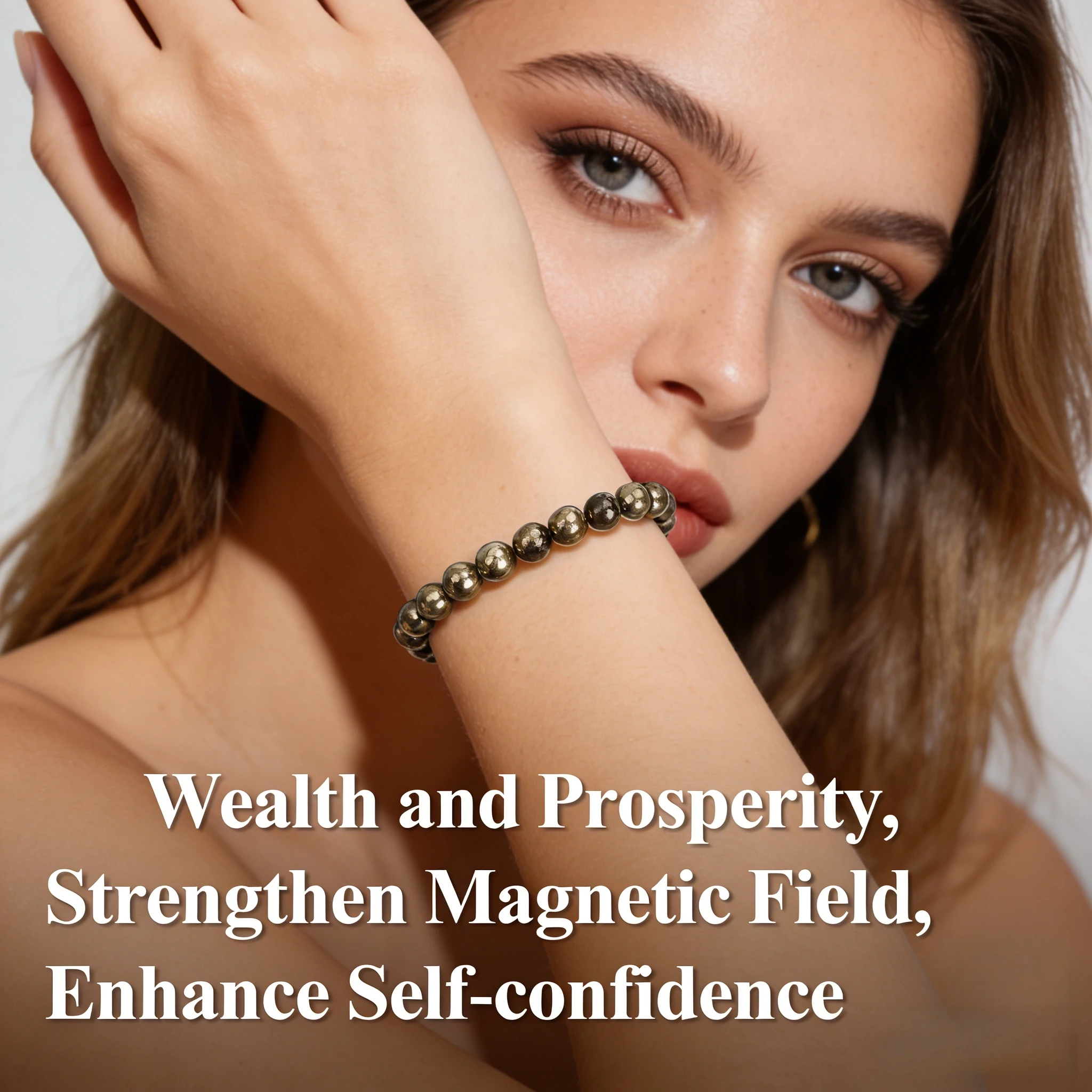 천연 황철석 팔찌 6 8 10mm 라운드 힐링 크리스탈 - Gemstone Bracelet Healing 리뷰 및 가격
