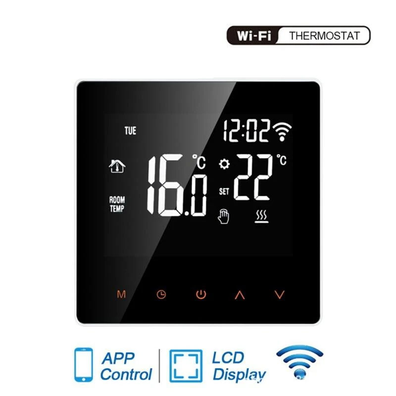 3A Tuya Smart Life Wifi أداة تحكم في درجة الحرارة بالترموستات الكهربائية لتدفئة الأرضية غلاية المياه/الغاز لجوجل هوم أليكسا