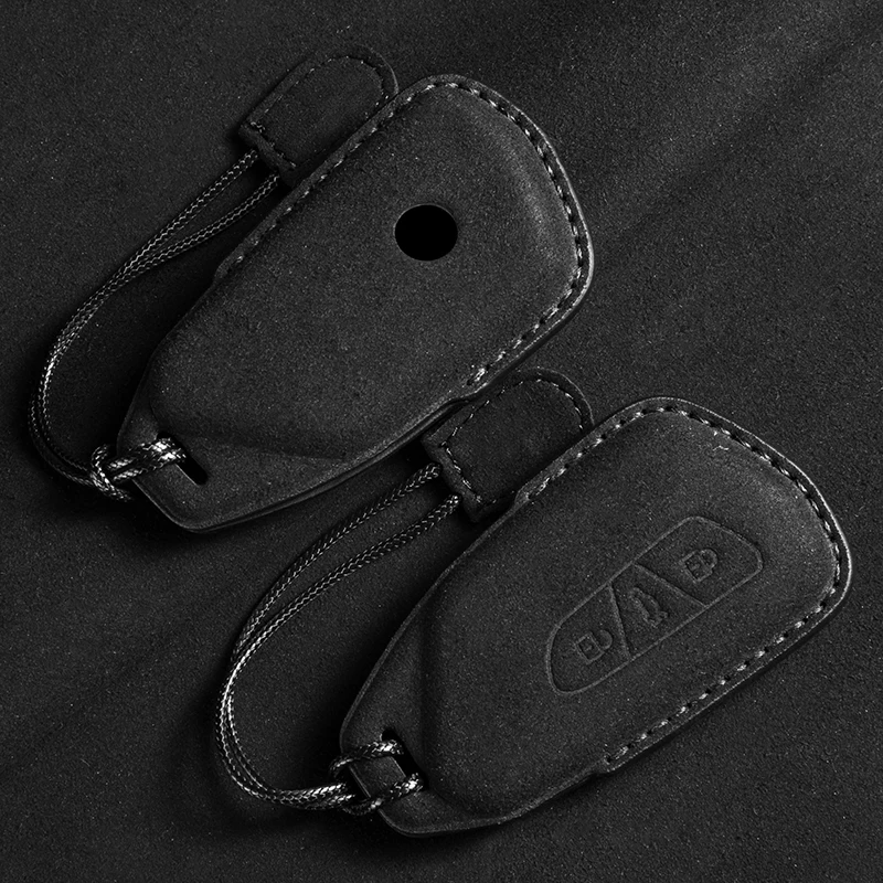 حافظة مفاتيح السيارة الجلدية لسيارة Volkswagen VW Golf 8 MK8 ID.3 ID.4 لسكودا اوكتافيا A8 مقعد كوبرا فورمينتور ليون MK4 تاراكو 2020 2021 #1