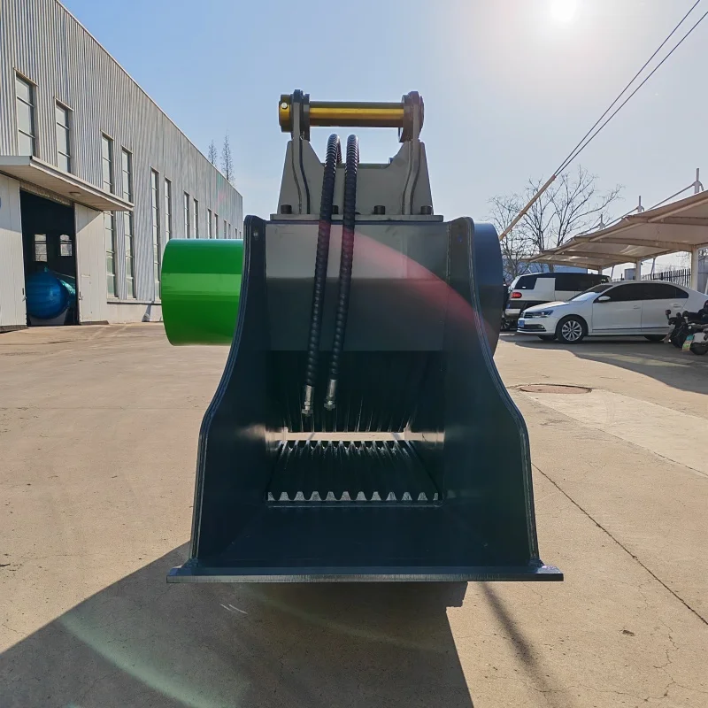 Excavator Crusher Bucket and Crusher Bucket for Excavator Tool for 14-30 Ton Machine Range, Wide Application Attachment