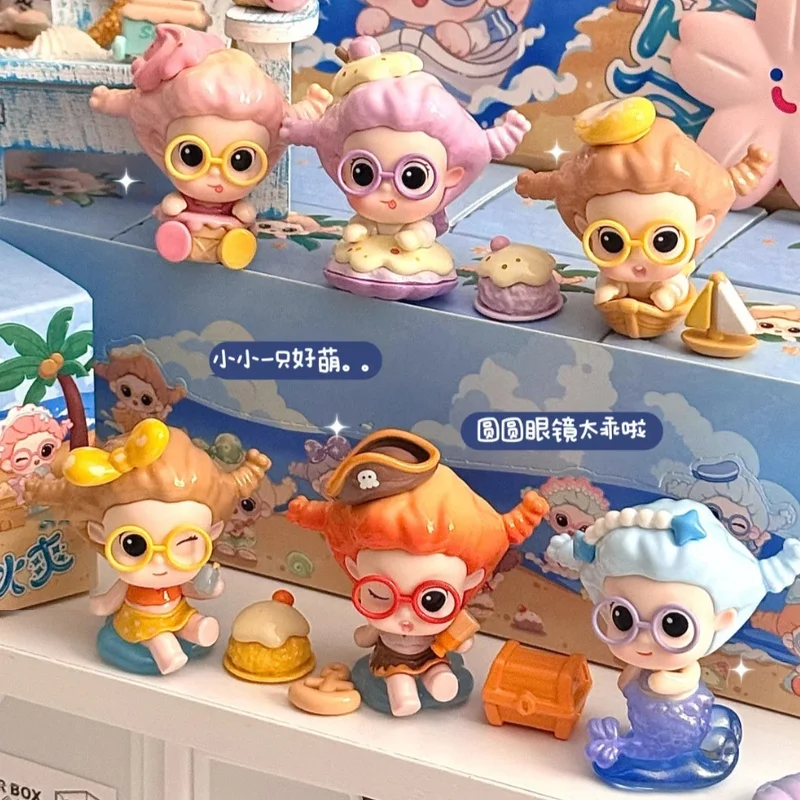 

Genuine Suvi Summer Ice Cool Series Mini Cute Blind Box Hand-Made Toys Desktop Decoration Cute Doll Surprise Gift Set