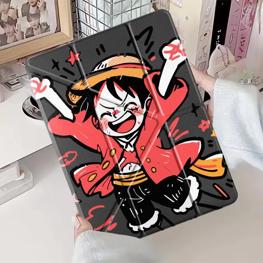 

Чехол-подставка для планшетов One Piece (аниме) для iPad Mini 6, 7, Air 4, 5, M3, M2, 1, 2, M4, 11 дюймов, Pro 2025, Pro 11-го, 10-го, 9-го, 8-го поколений