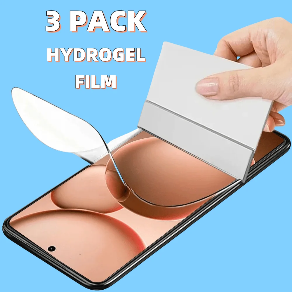 

3Pack Hydrogel Film Suitable for OPPO K13 Turbo Pro Resistant To Scratches and Fingerprints for OPPO K13 Turbo TPU Film No Glass