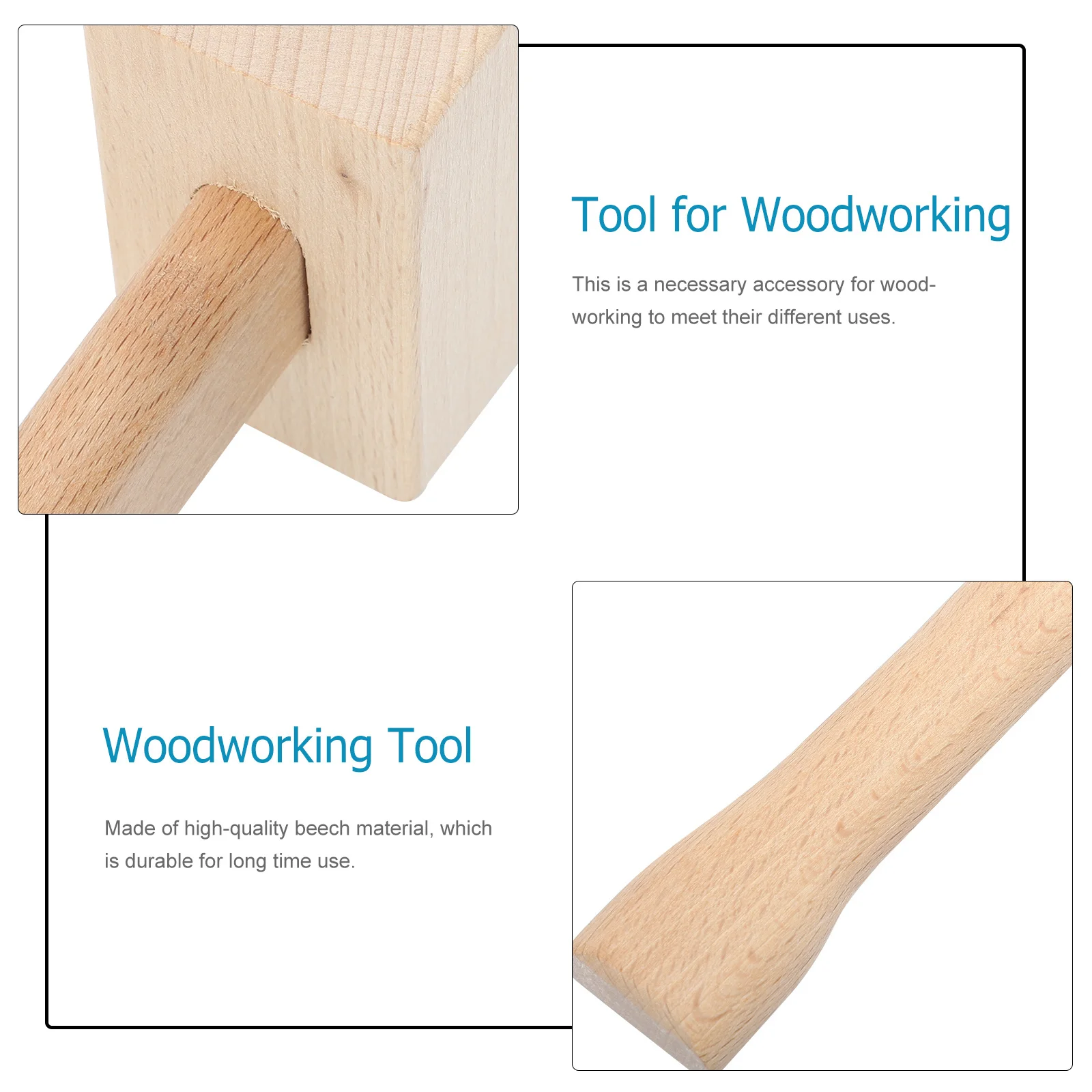 

Handcrafted Beech Wood Hammer Essential Carpenter Tool for Woodworking Comfortable Grip Compact Design