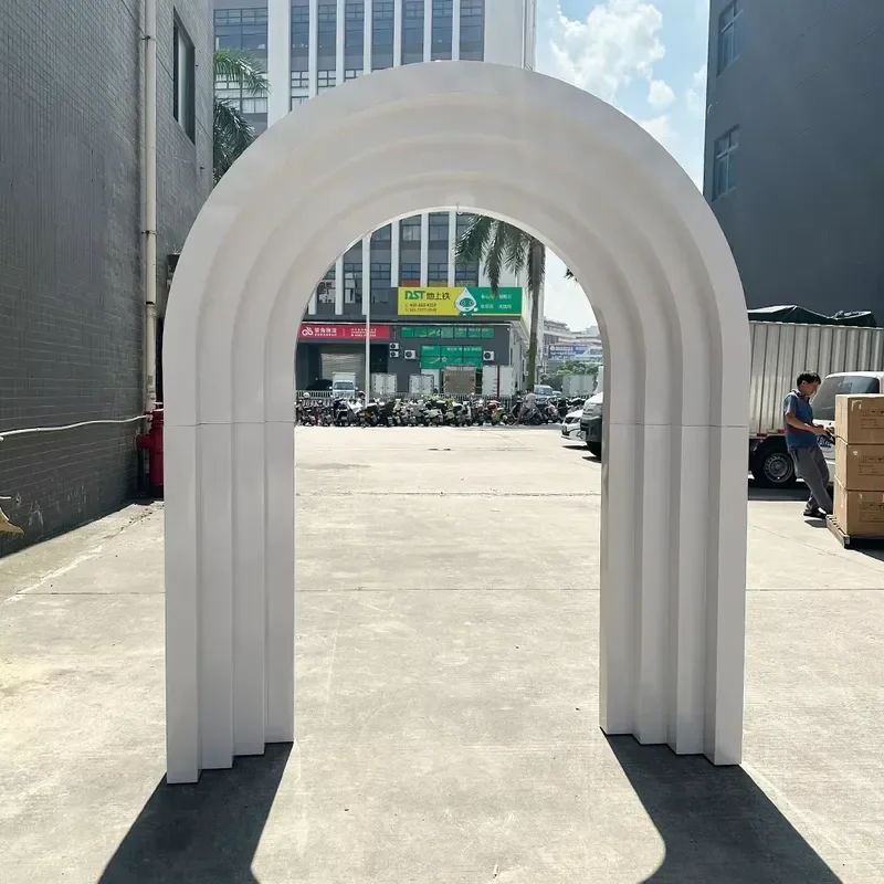 Wedding Arch Metal Frame Factory Direct Customizable Garden Ceremony Backdrop Outdoor