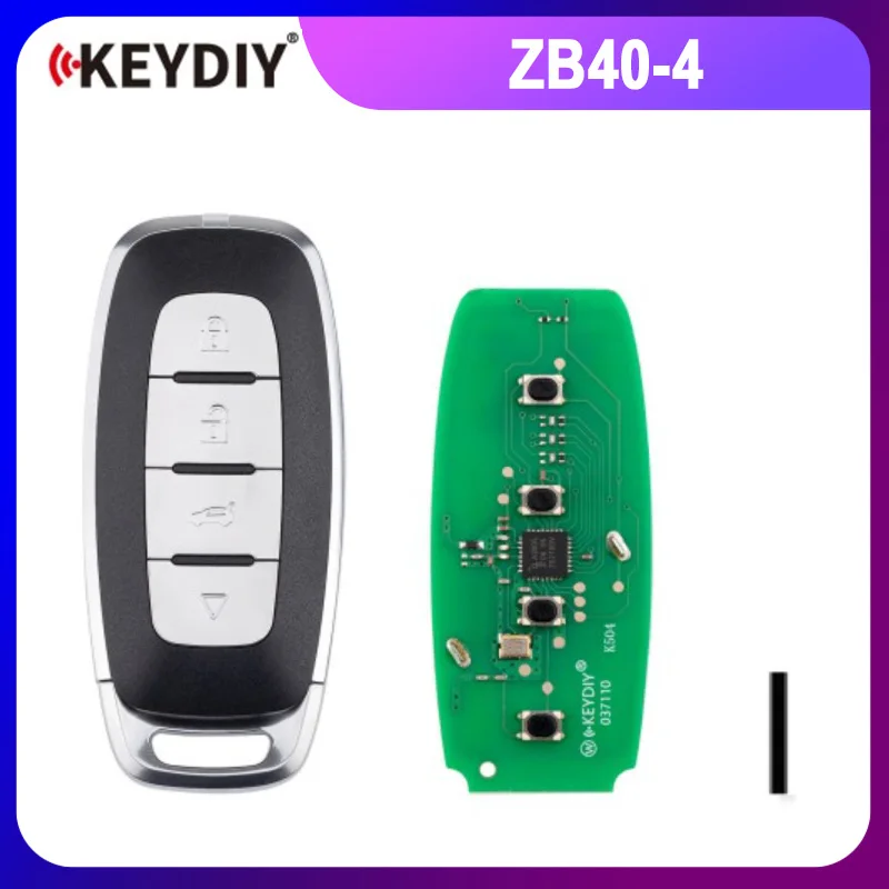 KEYDIY KD ZB40-4 Universal Smart Remote Key 4 Buttons Compatible with Chrysler Type