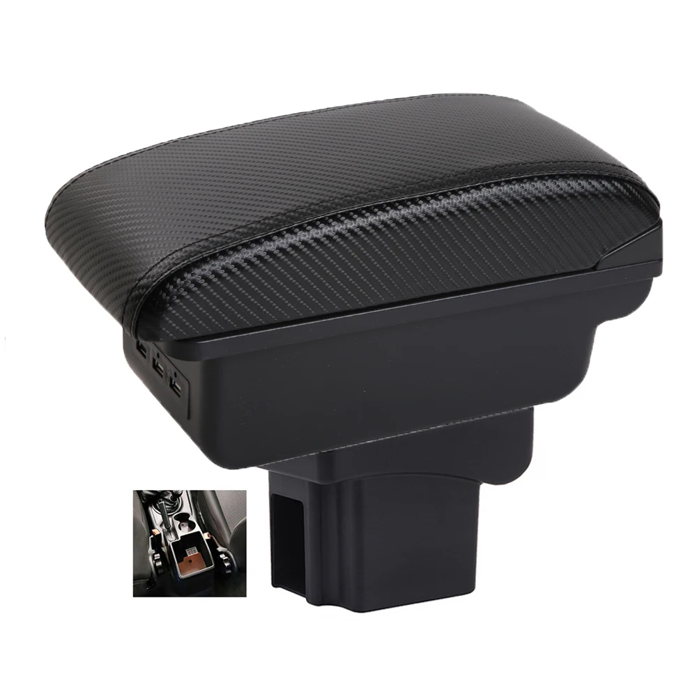 Car Niva Armrest box central console storage case driver elbow support rest arm view 2