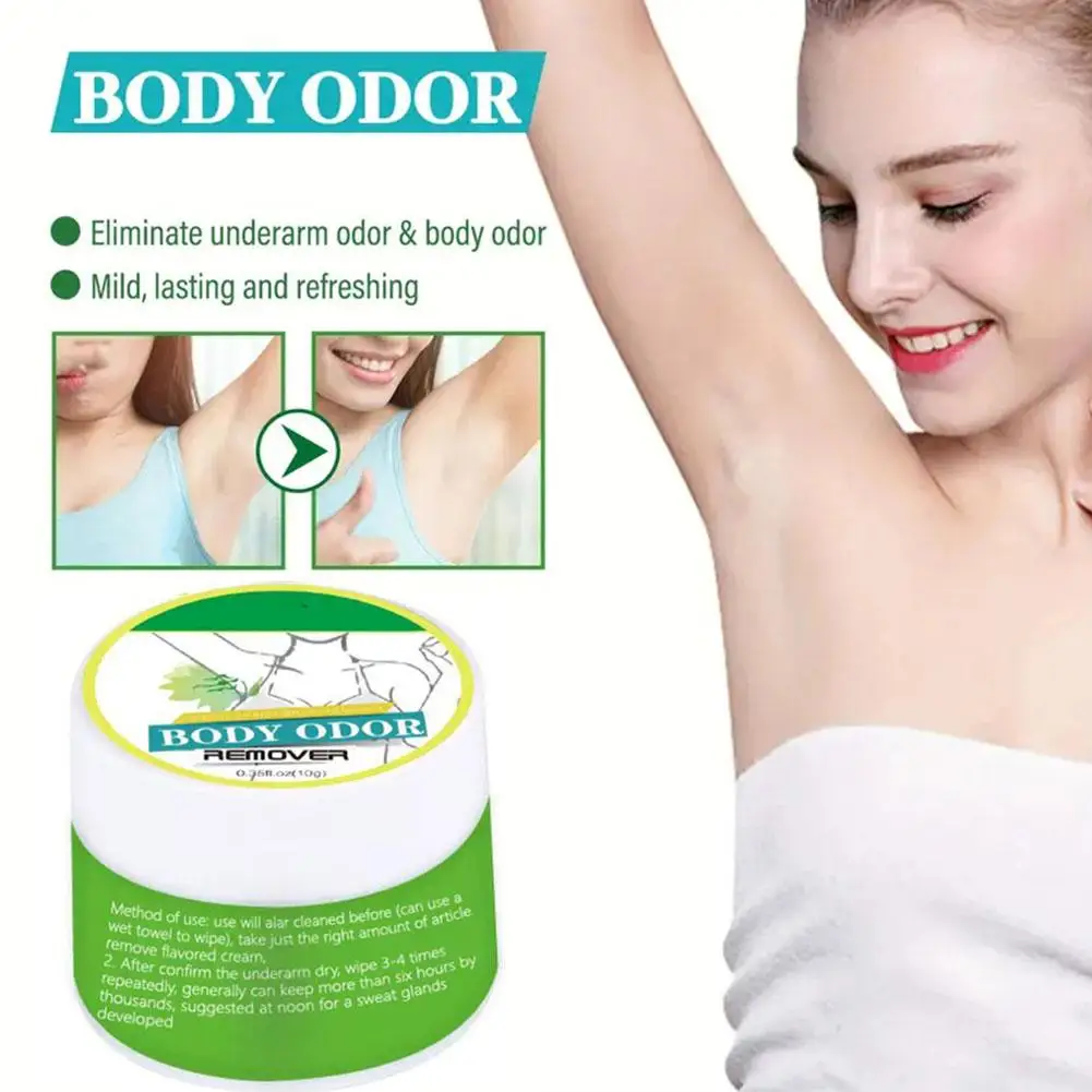 10g Körpergeruch Schweiß Deodor Creme für Frauen Anti trans piran tien Deodorant entfernt Achsel geruch reduzieren versch witzte dauerhafte Aroma Haut c p4d4