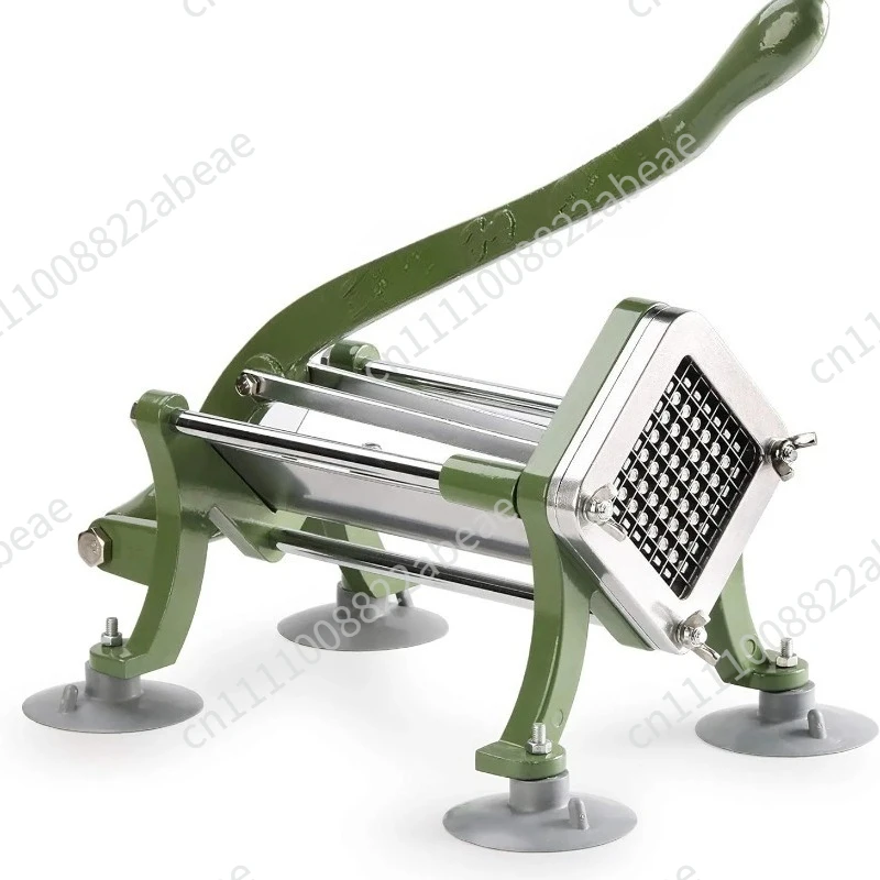 Steel French Fries Potato Strip Cutter Chips Cutting Machine Manual Potatoes Slicer Hand Push Vegetable Fruit Chopper
