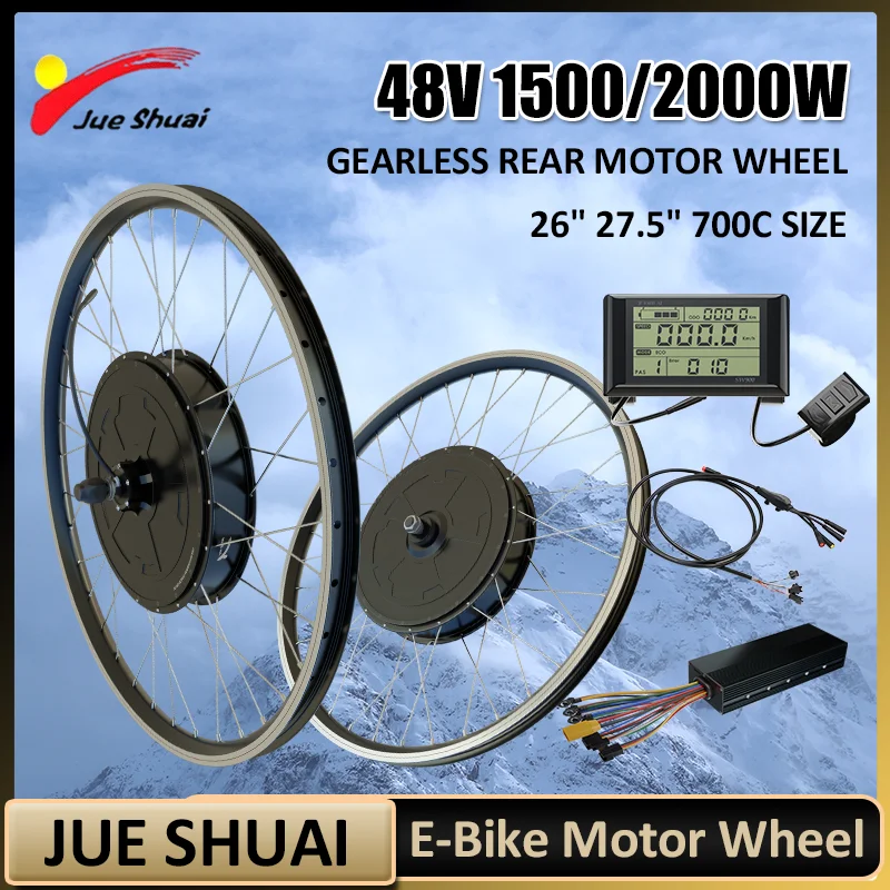 1500/2000W Electric Bike Motor Wheel 26