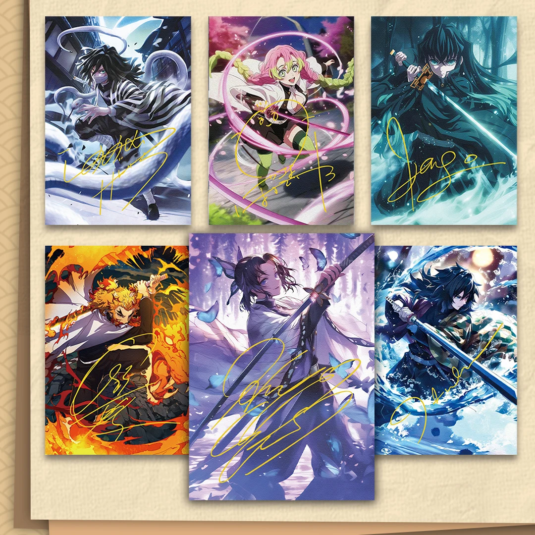 SHENKA Vol.1 Demon Slayer Cards Infinity Castle Anime Collection Cards Mistery Box Board Games Toys Birthday Gifts for Kids