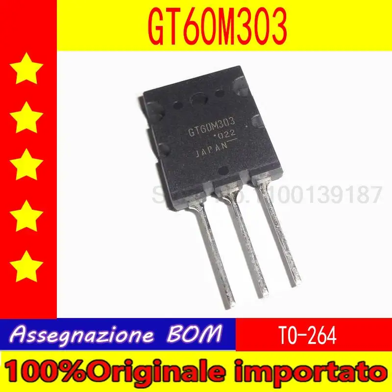 

10pcs/lot GT60M303 TO-264 IGBT tube high power 900V 60A