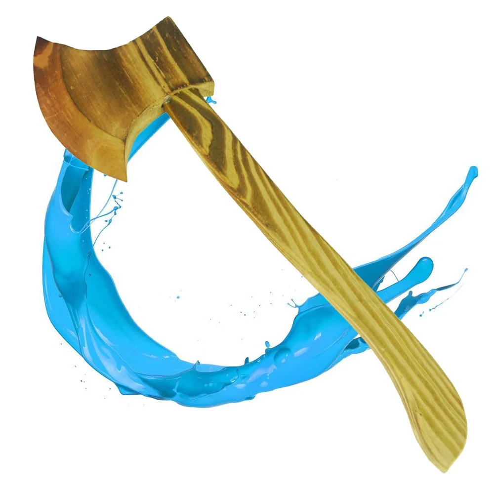 

1 PCS Wood Axe Prop Halloween Performance Supply Costume Accessory Kids Wood Toy