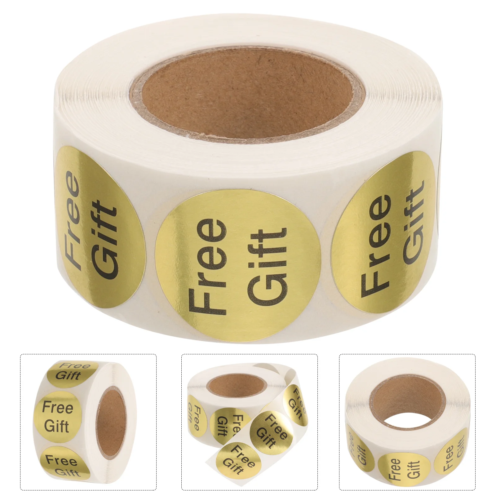 500Pcs Customer Appreciation Stickers Free Gift Label Adhesive Sticker Perfect for Gift Packaging Small Business Use