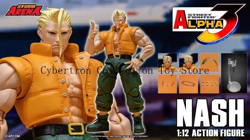 

In Stock ST Storm Toys Nash Street Fighter Charlie Nash 1/12 Action Figure
