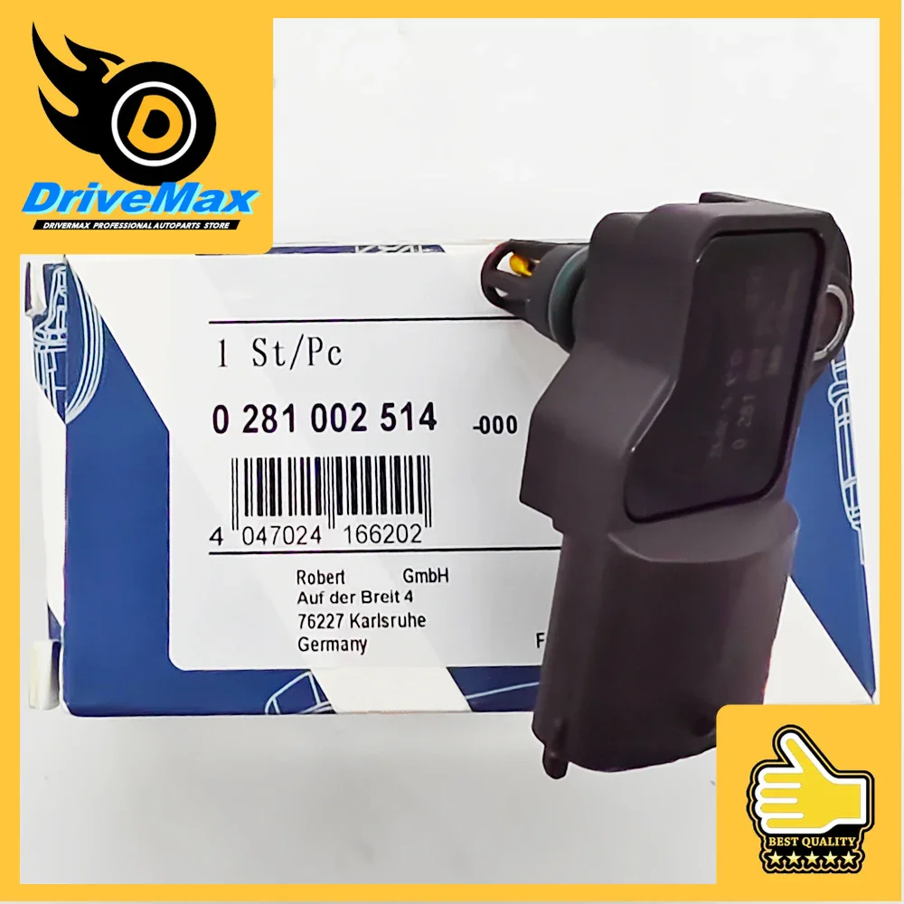 Sensor de Presión de Aire del Colector OEM 0281002514 para Ford Falcon, Agrale-Deutz, Chevrolet Blazer S10, Fiat Ducato, Iveco Daily