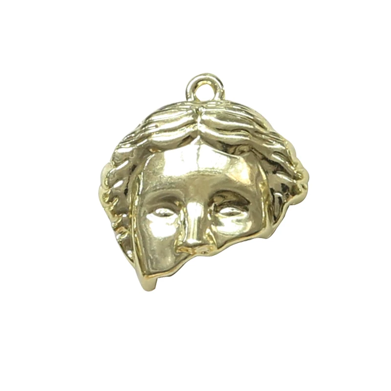 Picture 6: 1pcs Retro Style British Half Face Style Head Alloy Pendant Diy Handmade Jewelry Earrings Necklace Pendant Keychain Charms