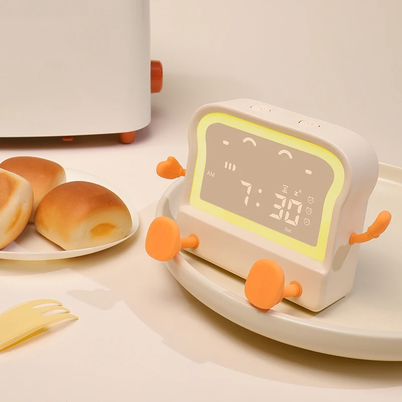 Mini Desktop Gift Digital Little Girls Wake up Light Digital Alarm Clock Smart Cool Alarm Clocks for Kids