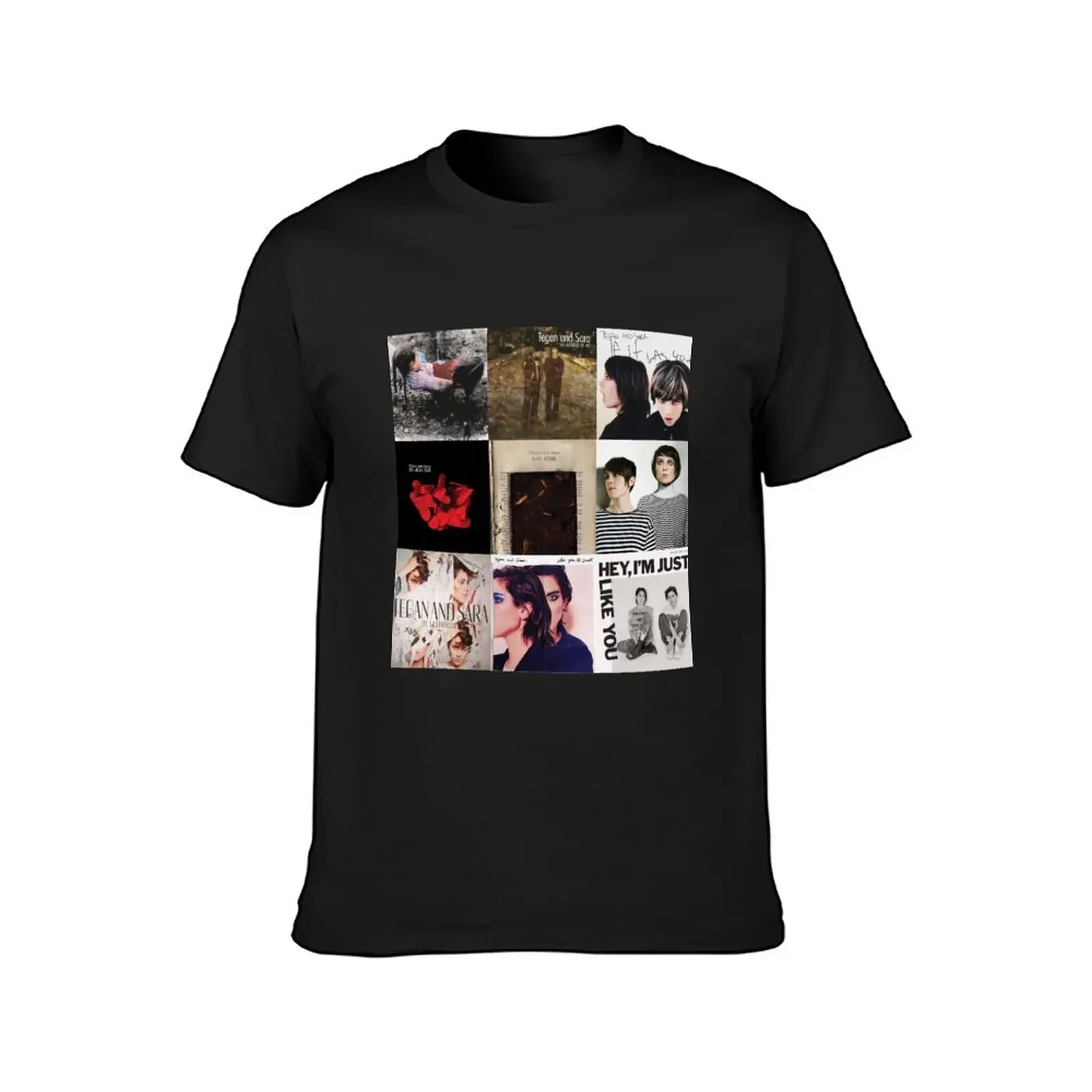 Tegan & Sara - All Albums T-Shirt quick-drying shirts graphic tee Men's clothing