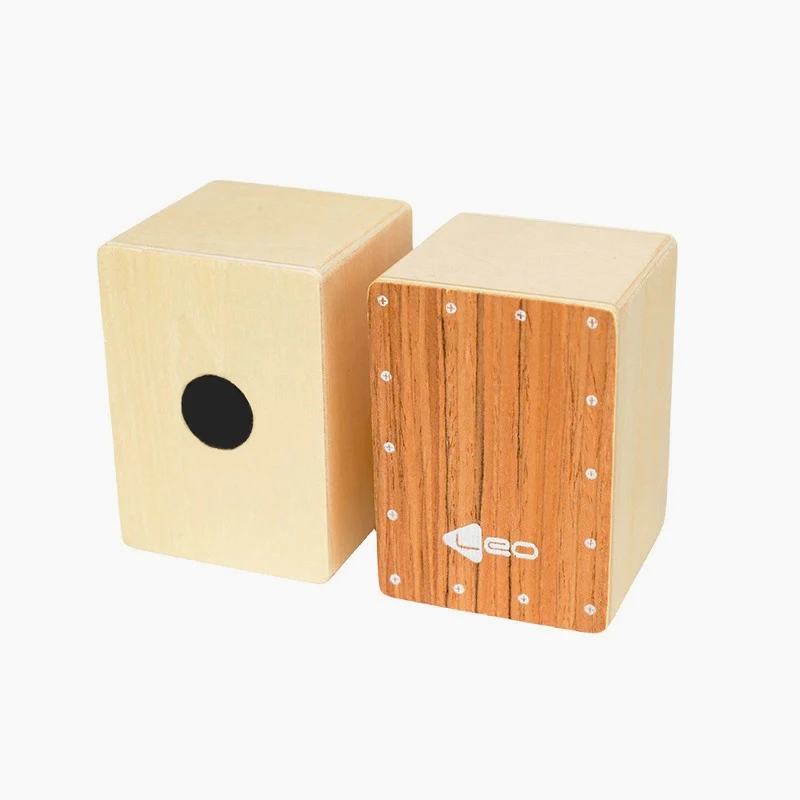 Mini Cajon Shaker Box Wooden Percussion Hand Tap & Shake Rhythm Instrument for Beginner Adult Band Travel Camping Musical Gift