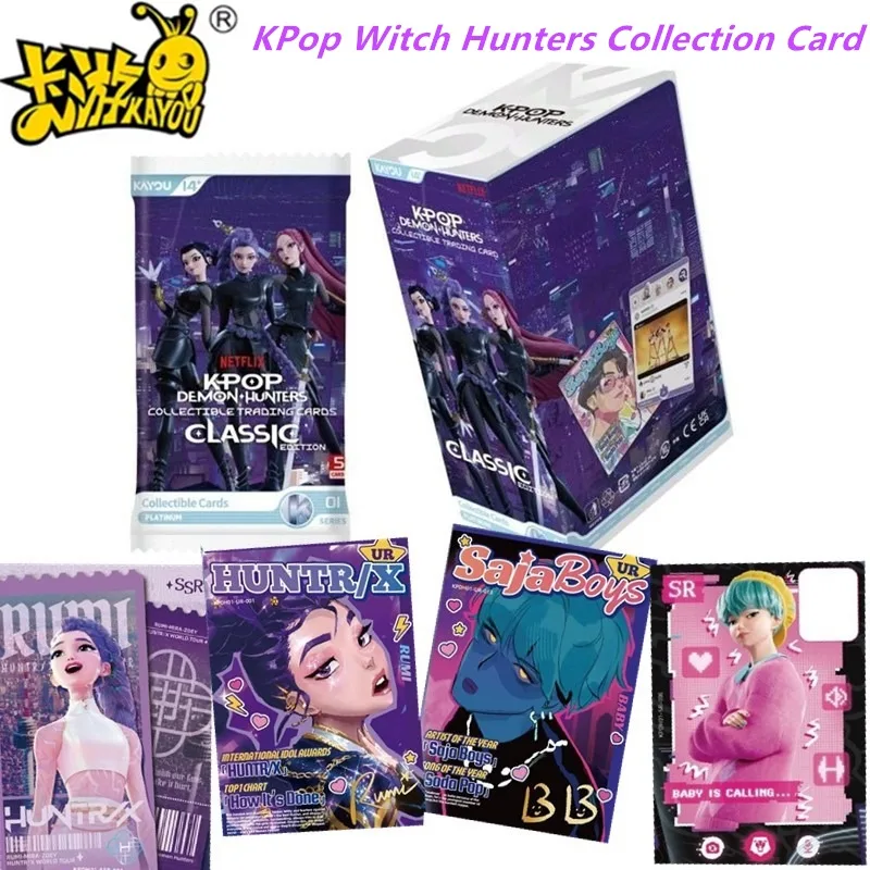 kayou-2026-officiel-kpop-demon-hunters-cartes-a-collectionner-Edition-classique-boite-de-boosters-cartes-a-echanger-anime-cadeau-de-collection