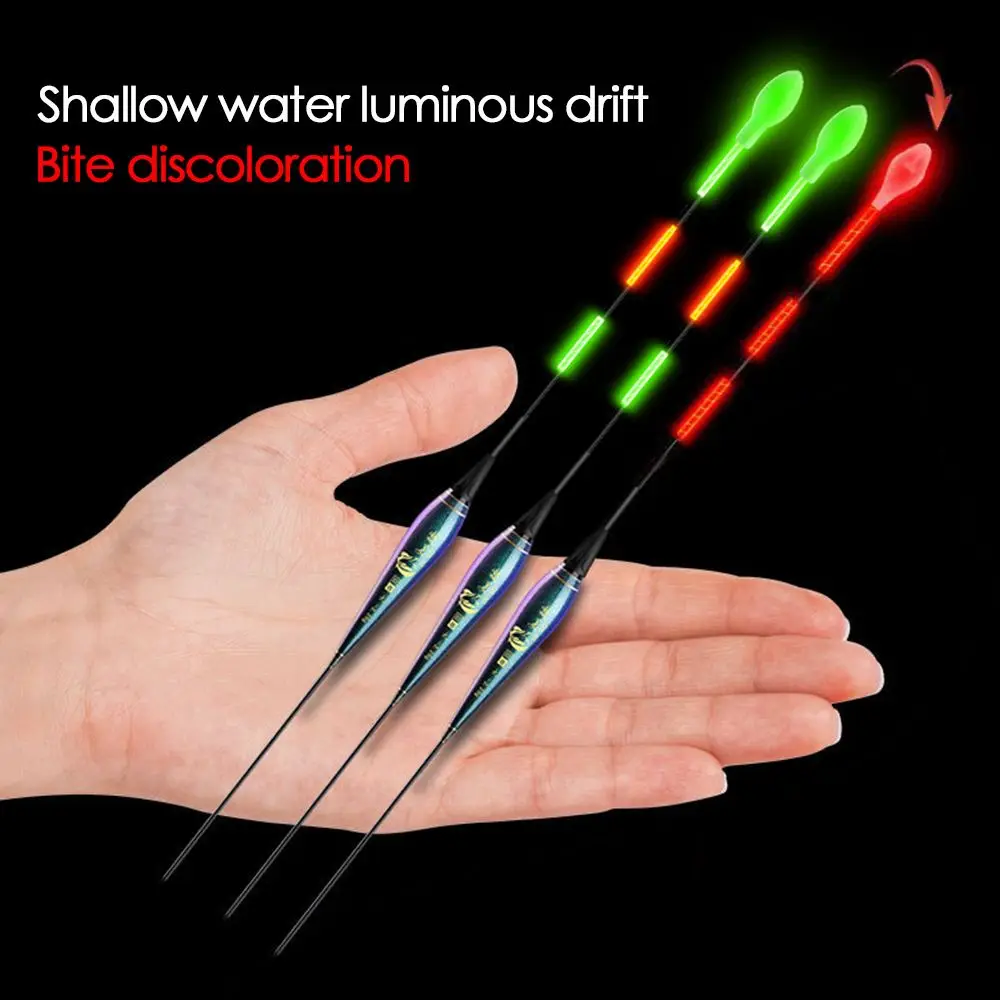 

Buoy Strike Electronic LED Light Color Change Indicator Fishing Lure Bite Alarm Light Stick Floats Floats Bobbers