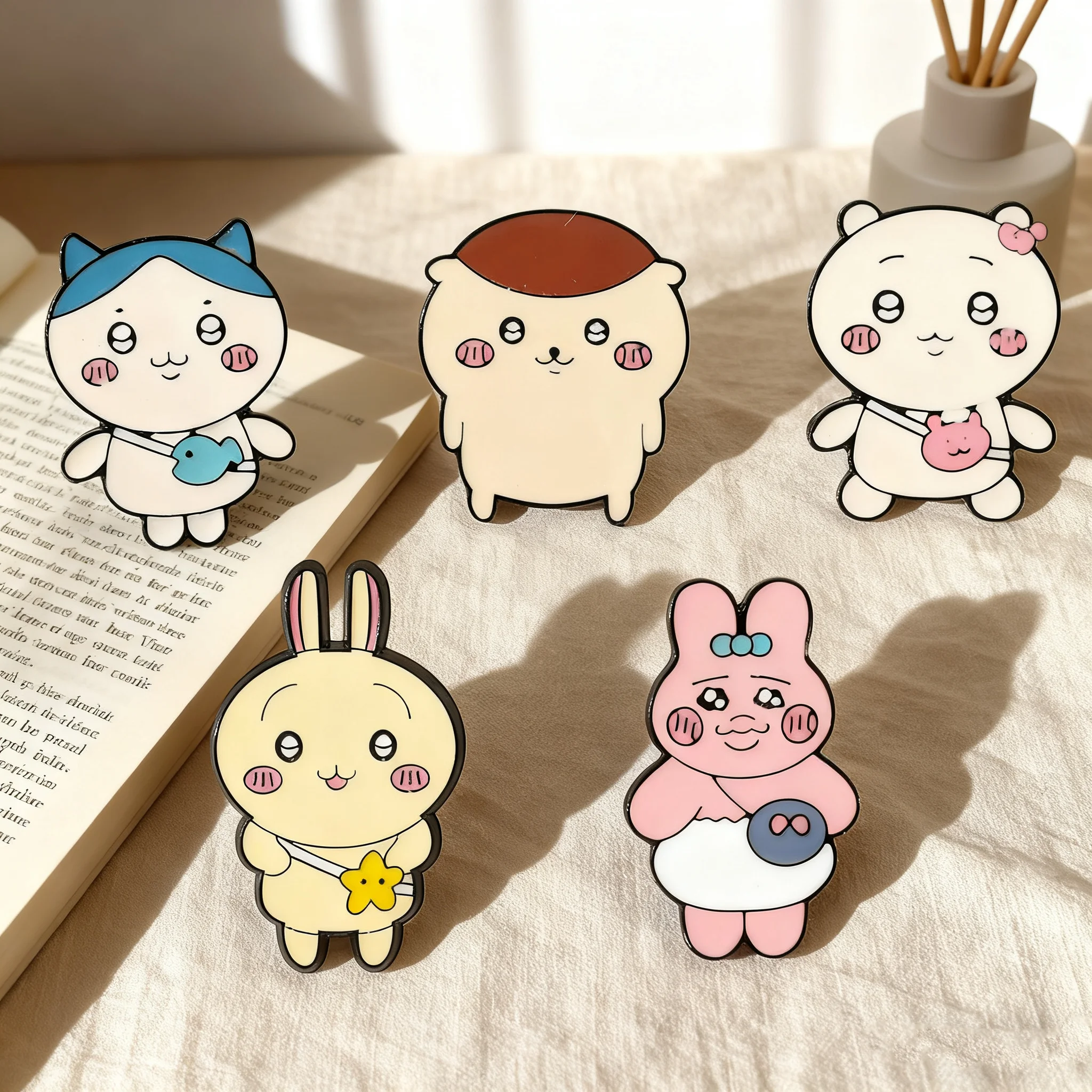 

Anime cute Funny Cartoon Character Brooch Creative Pin Badge Clothes Decorative Jewelry Gift for Friends