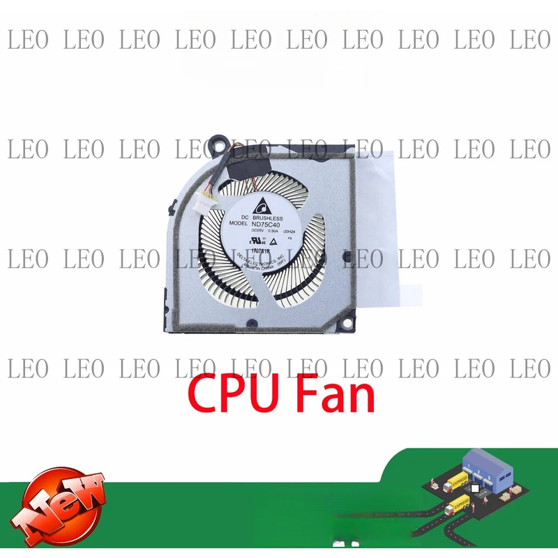 SS Laptop Cooling Fan for Acer Predator Triton 300SE PT314-51S PT314-51S-76QN