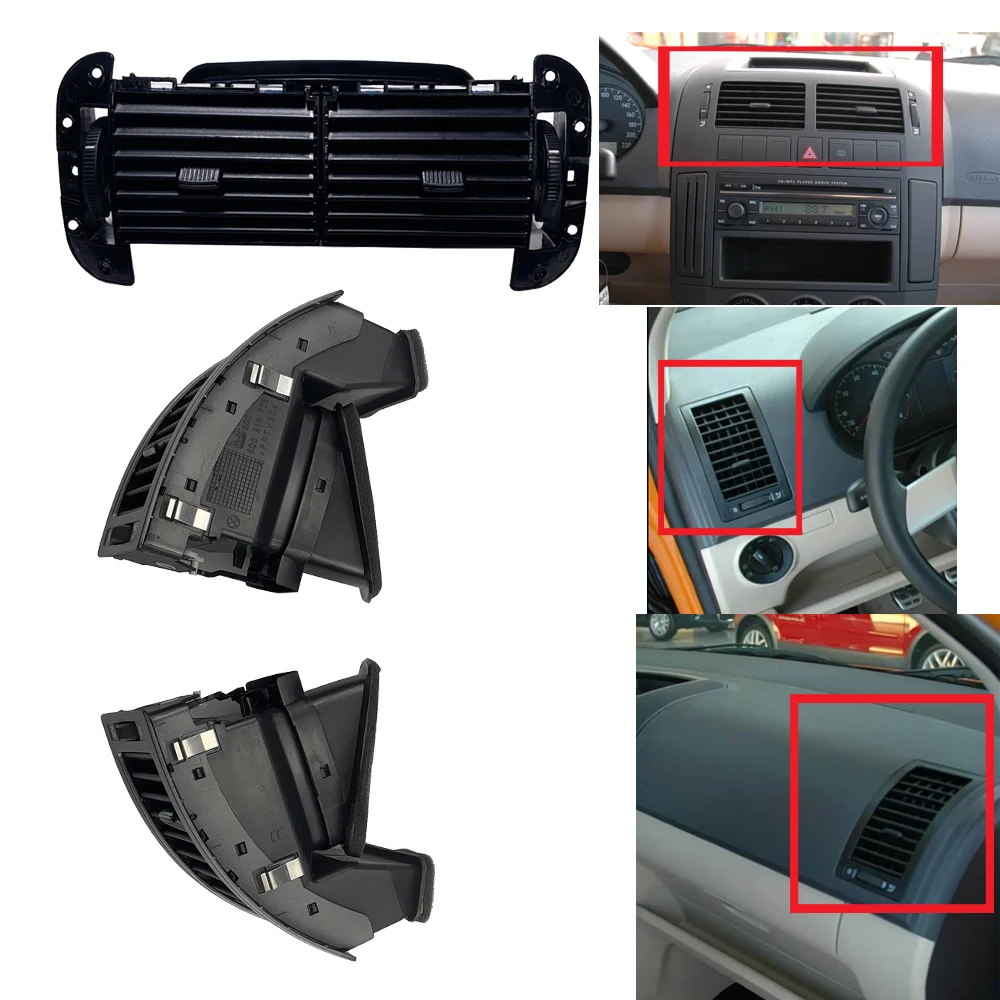 

for VW Cross Polo 4 Sedan Vento 9N 2002-2010 Car Front Dashboard Air Conditioner Air Outlet Suitable Air Conditioning Outlet