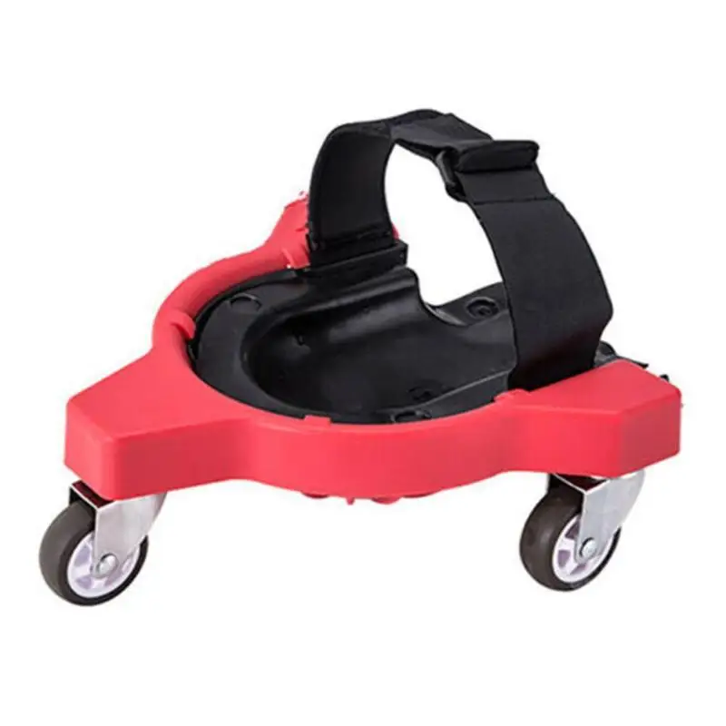 2pcs Rolling Kneepads Kneel Down Construction Maintenance Cleaning Sliding Floor Tiles Seam Universal Wheel Mobile Kneeling Pads